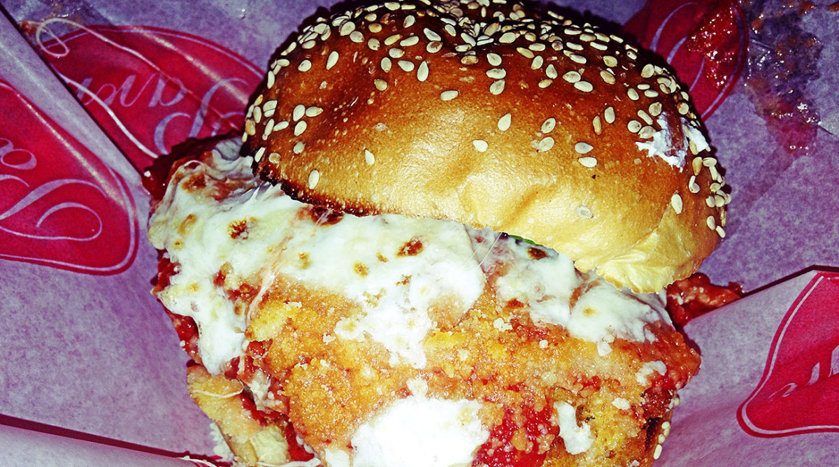 The chicken parm sandwich from the aptly named Parm. 